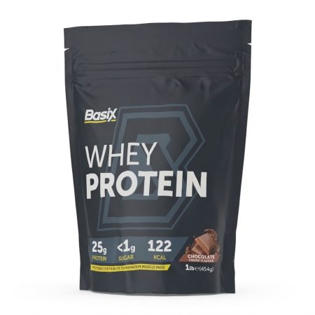 Basix Whey Protein – Chocolate Chunk Flavor, 1 lb (454 g)