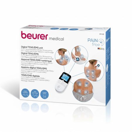 Beurer EM 49 Digital TENS/EMS Unit – Dual Channel Pain Relief & Muscle Stimulation Device