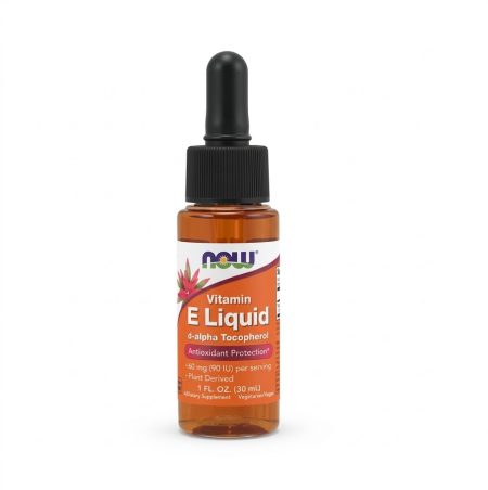 Now Vitamin E Liquid 90 IU – Antioxidant Skin and Immune Support, 30 ml