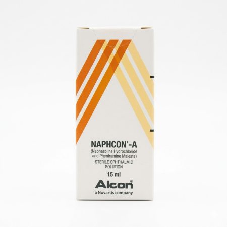 Naphcon-A Eye Drops 15ml – Antihistamine & Decongestant for Red, Itchy Eyes