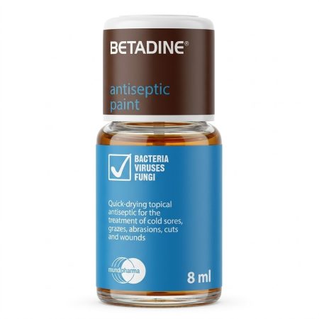 Betadine Antiseptic Solution Paint 8ml – Povidone-Iodine Topical Antiseptic