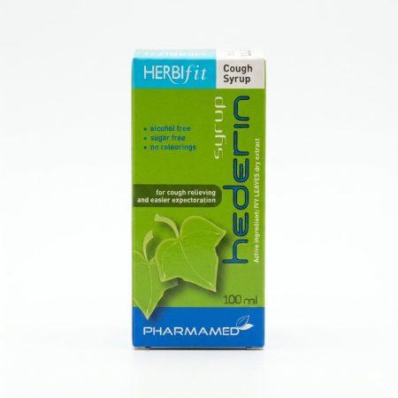 Herbifit Hederin Ivy Leaf Cough Syrup 100 ml – Herbal Expectorant for Chesty Cough & Mucus Relief
