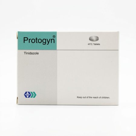 Protogyn 500mg Tablets – Antiprotozoal & Antibacterial Medication (Tinidazole) 4 Tablets