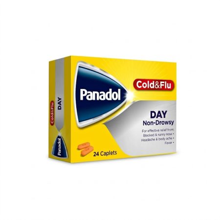 Panadol Cold & Flu Day Tablets 24s – Non-Drowsy Relief for Daytime Cold & Flu Symptoms