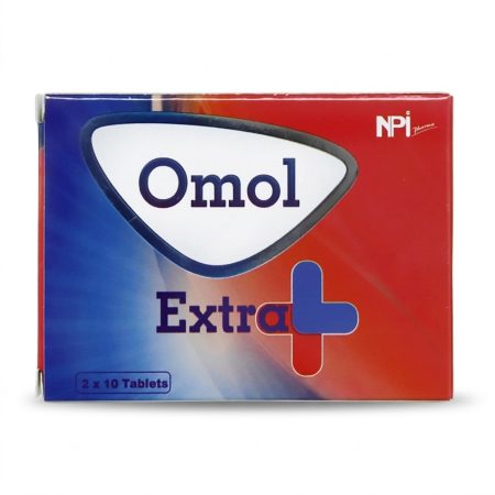 Omol Extra Tablets 20’s – Paracetamol with Caffeine for Enhanced Pain & Headache Relief