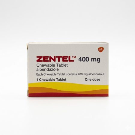 Zentel 400 mg Tablet – Single-Dose Deworming Treatment