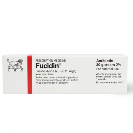 Fucidin Antibiotic Cream 30 g – Fusidic Acid Topical Skin Treatment