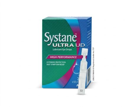Systane Ultra Lubricating Eye Drops – 30 Single-Use Vials for Dry Eye Relief