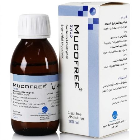 Mucofree Syrup 100 ml – Mucolytic Cough Relief for Chest Congestion & Mucus Clearance