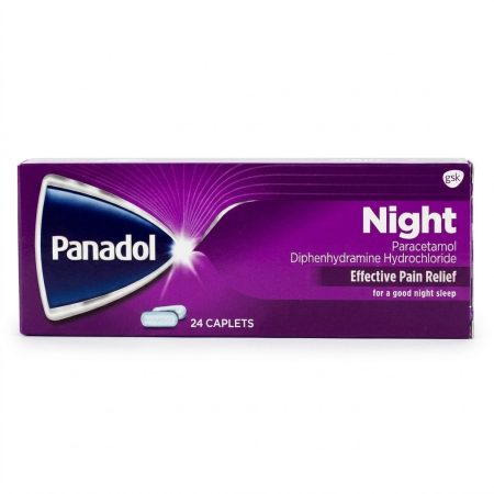 Panadol Night Tablets 24s – Night-Time Relief for Pain, Cold & Flu Symptoms