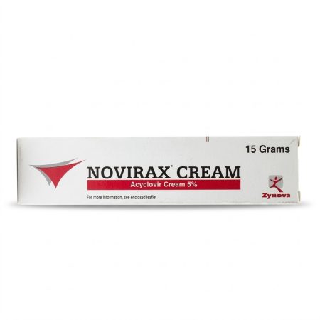 Novirax Acyclovir Cream 15 g – Antiviral Skin Treatment for Herpes Simplex Lesions