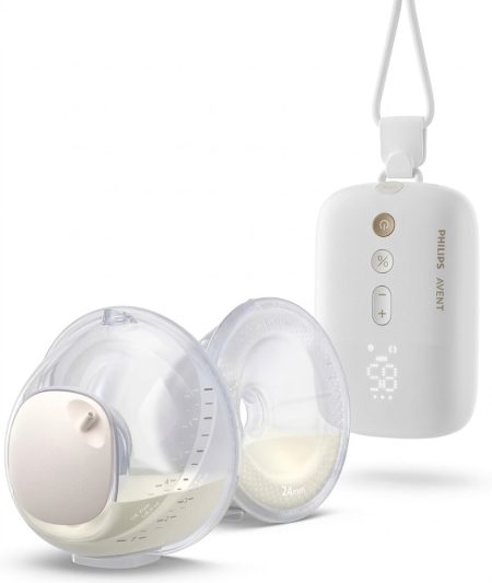 Philips Avent Double Wearable Breast Pump 36009 – Hands-Free Electric Breast Pump with Dual Collection Cups