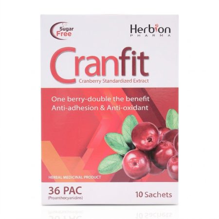 Cranfit Sugar Free Cranberry Sachets – Urinary Tract Support Supplement – 10 Sachets