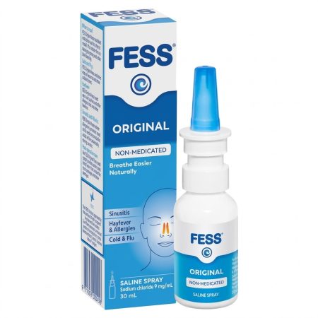 Fess Original Blue Nasal Spray – Sterile Saline Solution for Daily Nasal Hygiene