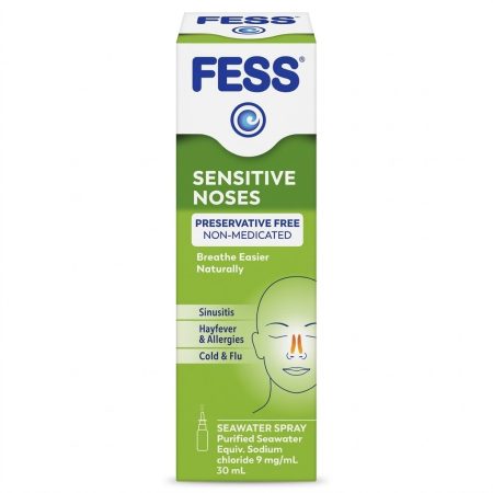 Fess  Sensitive Noses Seawater Nasal Spray – Gentle Saline Relief for Delicate Noses