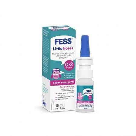 Fess Little Noses Nasal Spray for Babies (0–2 Years) – 15 ml | Gentle Saline Relief