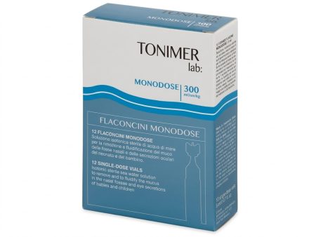 Tonimer Lab Isotonic Saline Nasal Spray – 12 Single-Dose Vials (5ml Each) for Daily Nasal Hygiene