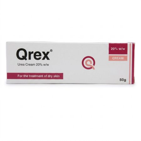 Qrex  Urea Cream 20% 50g – Intensive Repair Cream for Very Dry & Rough Skin