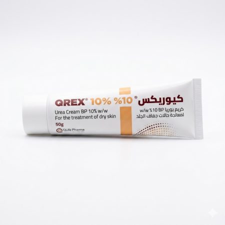 Qrex 10% Urea Cream 50g – Intensive Moisturizing & Skin Softening Treatment
