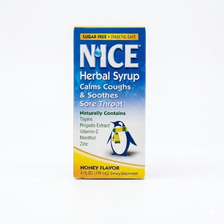 Nice Cough Herbal Syrup 118ml – Natural Relief for Cough & Throat Irritation