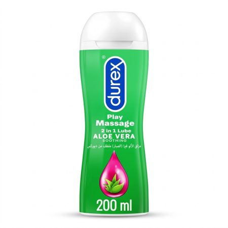 Durex Play 2-in-1 Massage Gel & Lubricant – Aloe Vera, 200ml