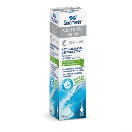 Sinomarin  Cold & Flu Relief Nasal Spray – 30 ml | Fast Congestion Relief