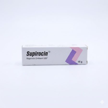 Supirocin 2% Ointment 15 g – Mupirocin Topical Antibiotic for Skin Infections