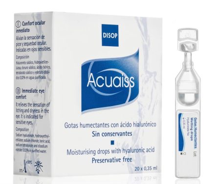 Acuaiss Eye Drops Monodose 0.35ml – 20 Preservative-Free Single-Use Vials