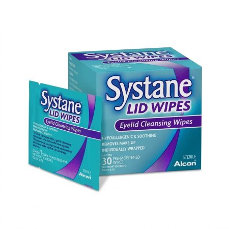Systane Lid Wipes 30’s – Sterile Eyelid Cleansing Wipes for Daily Eye Hygiene