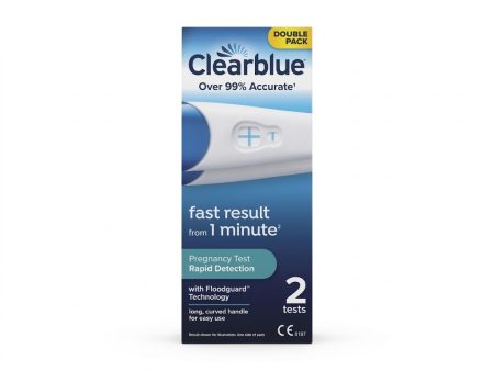 Clearblue Pregnancy Test 1 Minute Rapid Detection 2s – Fast & Accurate Home hCG Test