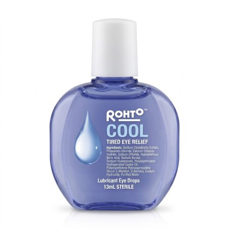 Rohto Cool Eye Drops 13ml – Cooling & Refreshing Relief for Tired Eyes