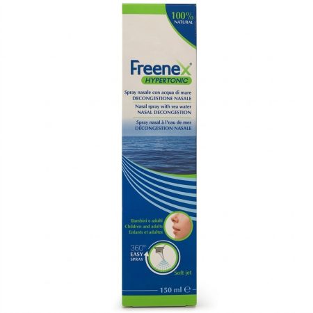 Freenex Hypertonic Sea Water Nasal Spray 150ml – Natural Nasal Decongestant & Sinus Relief Spray