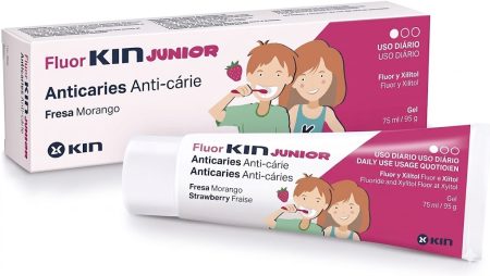 Kin FluorKIN Junior Gel Toothpaste 75ml – Fluoride Protection Gel for Children’s Daily Oral Care