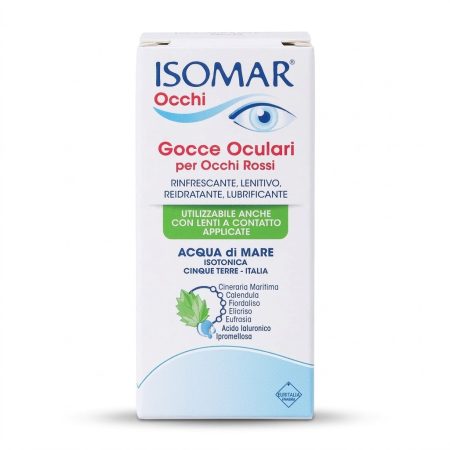 Isomar Occhi Eye Drops 10ml – Sterile Saline Solution for Eye Hydration
