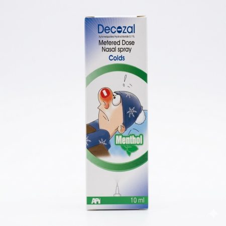 Decozal Nasal Spray 0.1% Menthol 10 ml – Fast-Acting Nasal Decongestant with Cooling Menthol