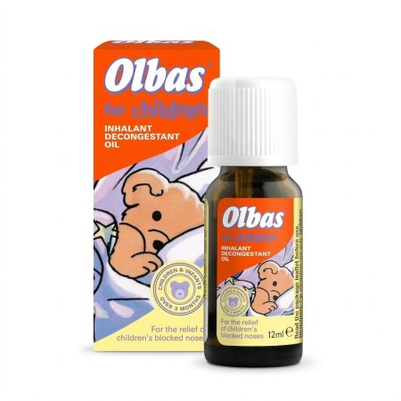 Olbas for Children Inhalant Decongestant Oil 12ml – Gentle Relief for Blocked Noses
