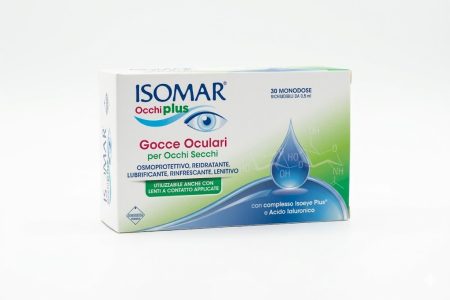 Isomar Occhi Plus Eye Drops 30’s – Sterile Single-Use Vials for Eye Hydration & Relief