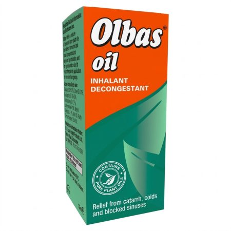 Olbas Inhalant Decongestant Oil 12ml – Fast-Acting Nasal Congestion Relief